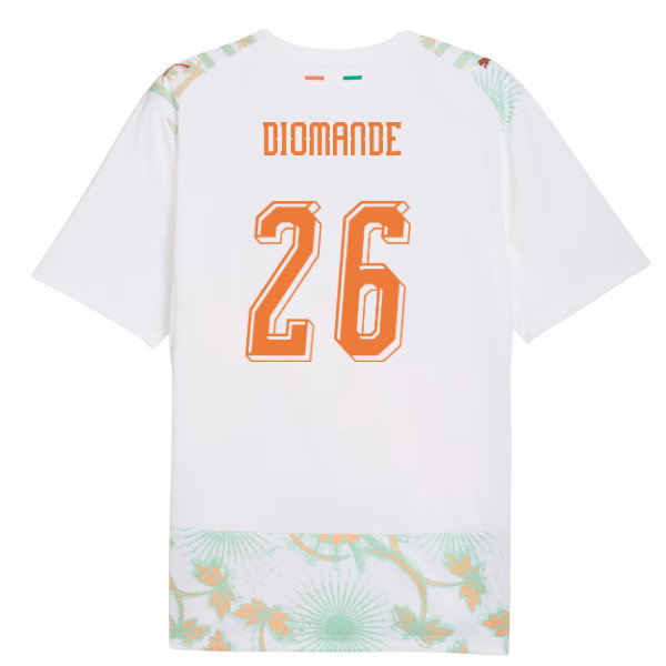 2026-2027 Ivory Coast Away Shirt (Diomande 26)-SoccerKits Hub | Buy Soccer Jerseys Online